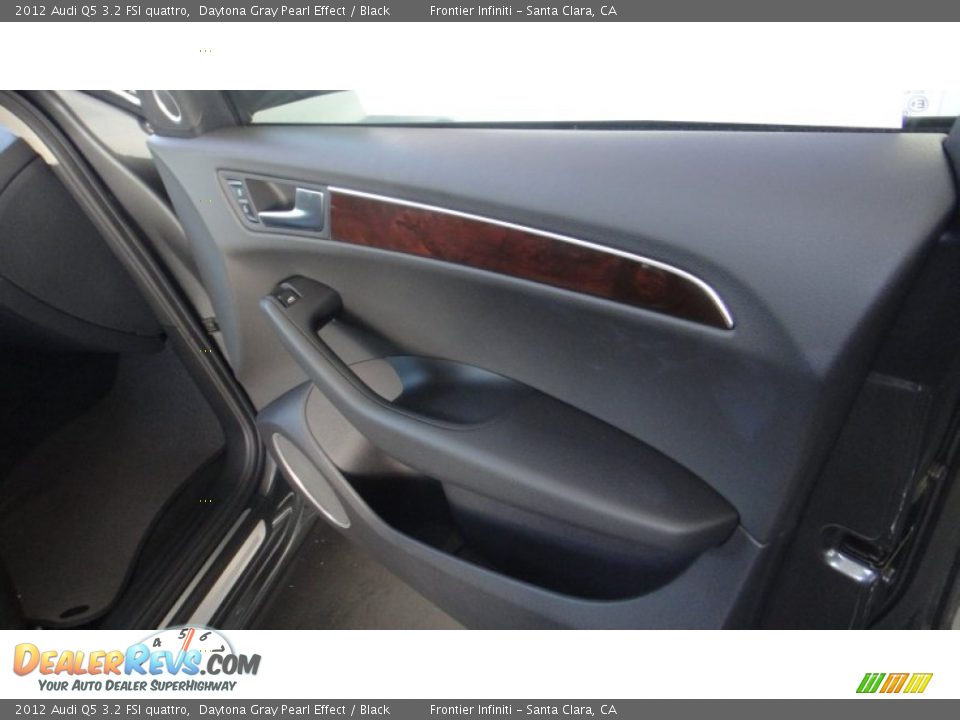 2012 Audi Q5 3.2 FSI quattro Daytona Gray Pearl Effect / Black Photo #21