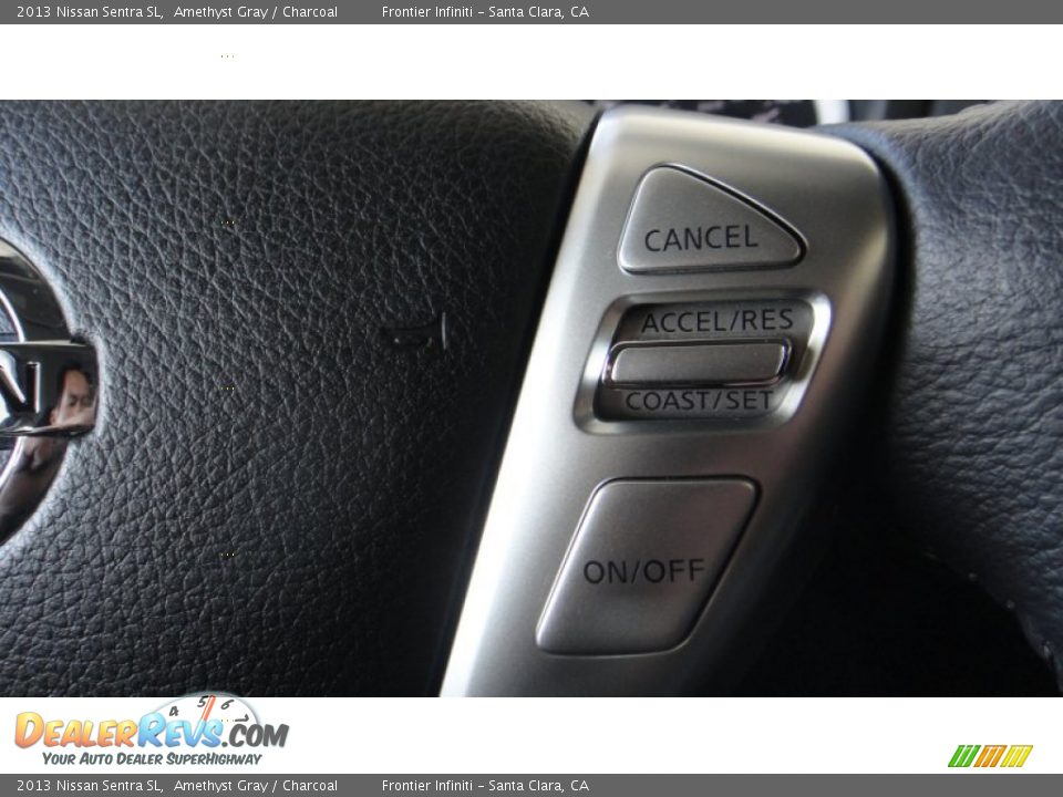 2013 Nissan Sentra SL Amethyst Gray / Charcoal Photo #13