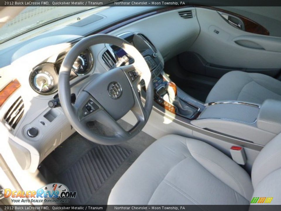 2012 Buick LaCrosse FWD Quicksilver Metallic / Titanium Photo #16