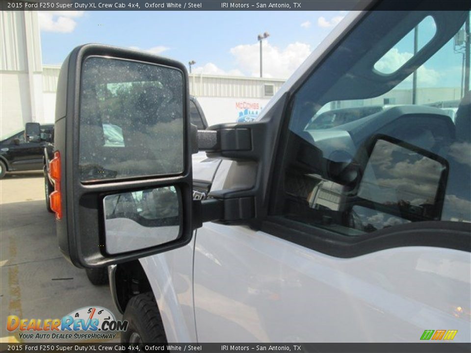 2015 Ford F250 Super Duty XL Crew Cab 4x4 Oxford White / Steel Photo #8