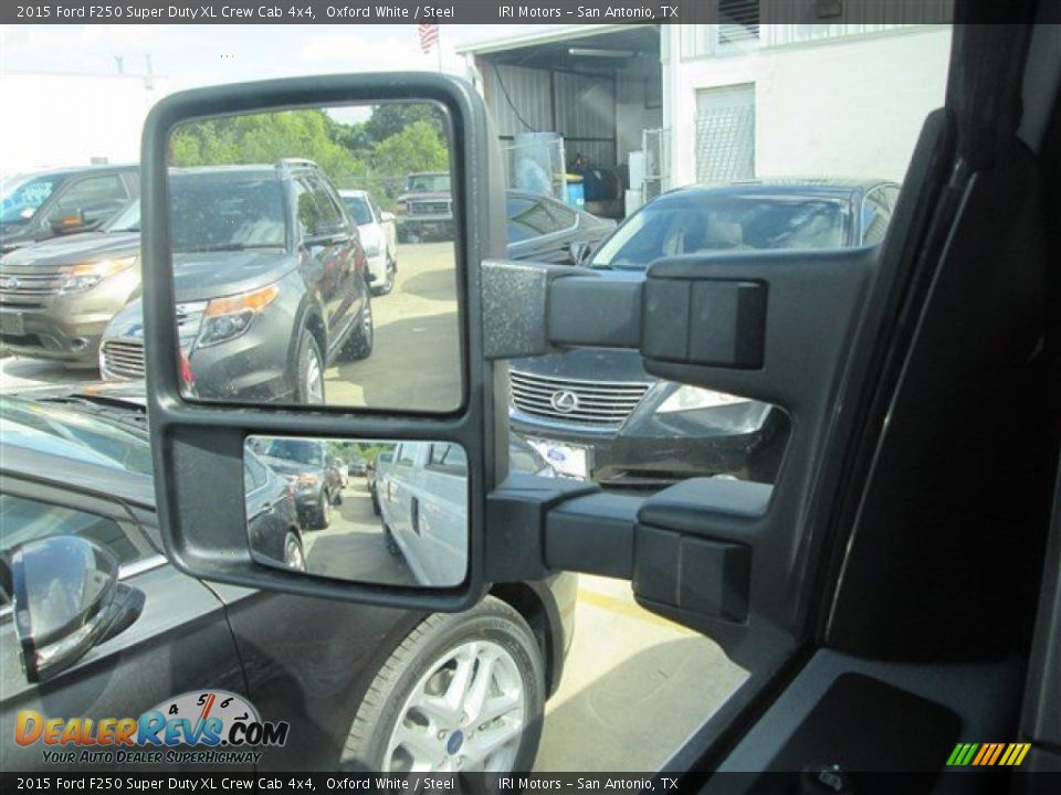 2015 Ford F250 Super Duty XL Crew Cab 4x4 Oxford White / Steel Photo #14