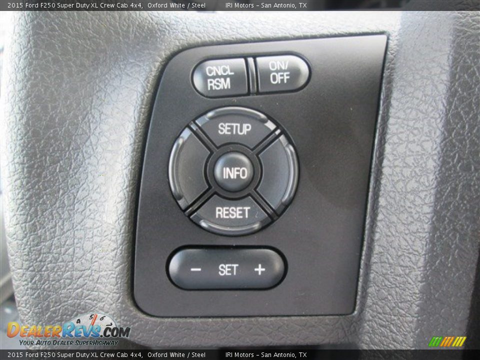 2015 Ford F250 Super Duty XL Crew Cab 4x4 Oxford White / Steel Photo #17