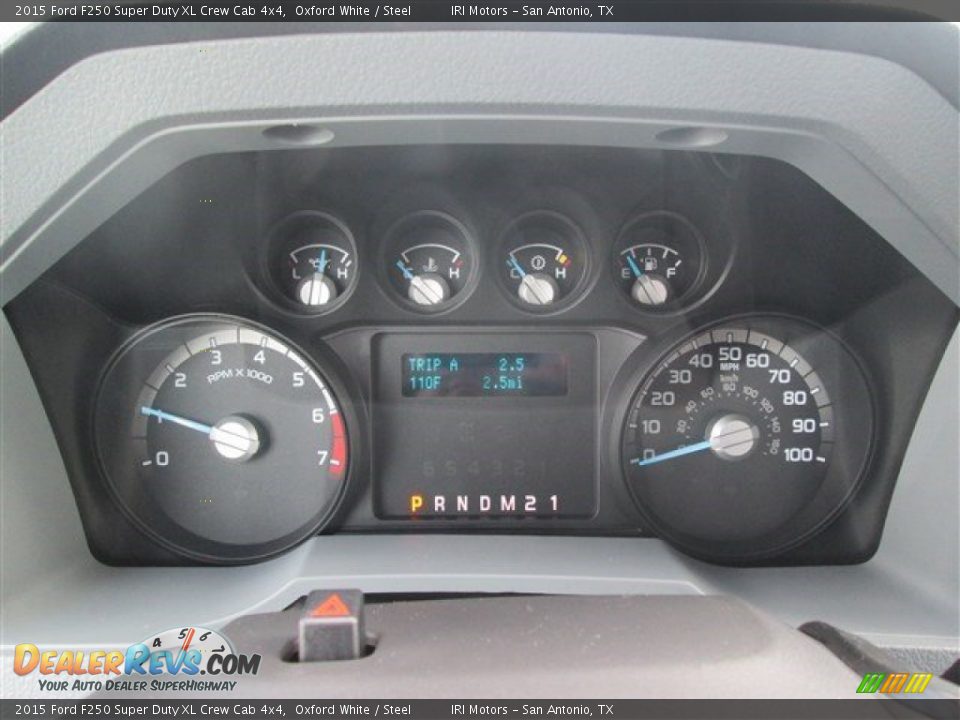 2015 Ford F250 Super Duty XL Crew Cab 4x4 Oxford White / Steel Photo #18