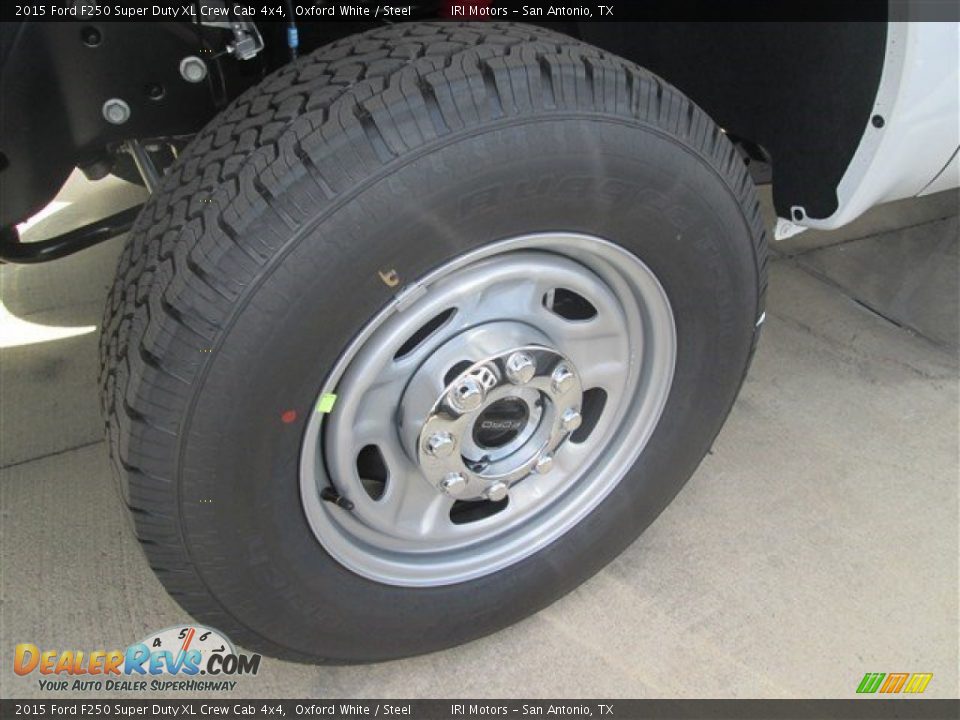 2015 Ford F250 Super Duty XL Crew Cab 4x4 Oxford White / Steel Photo #23