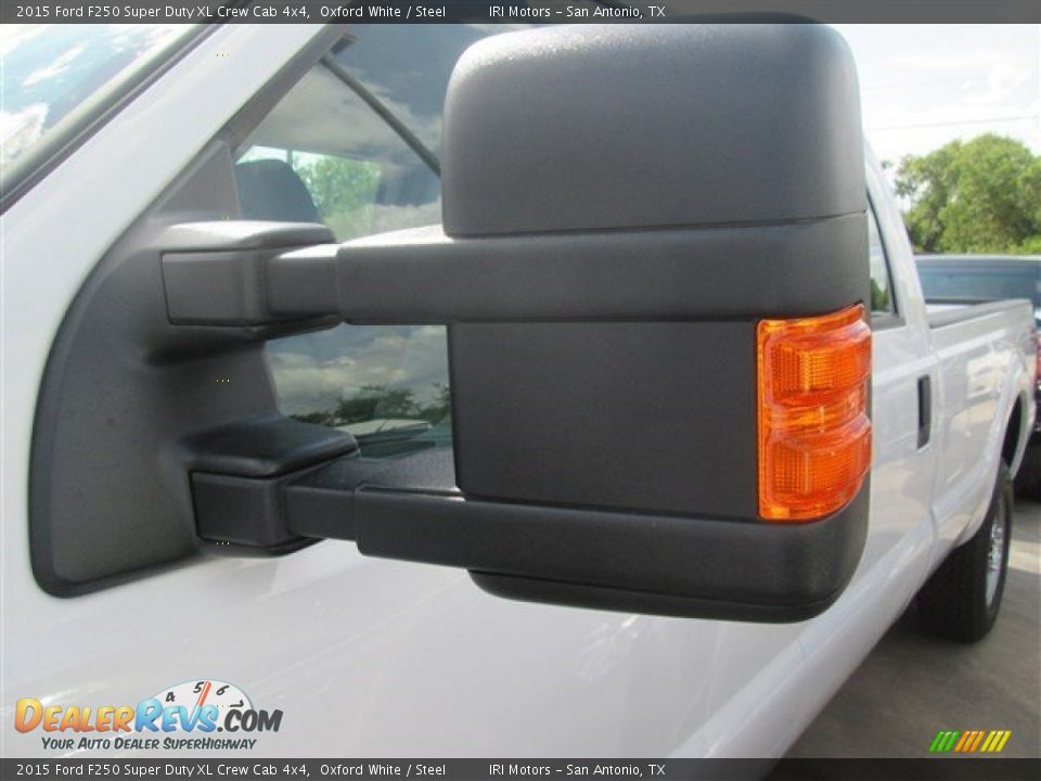 2015 Ford F250 Super Duty XL Crew Cab 4x4 Oxford White / Steel Photo #25