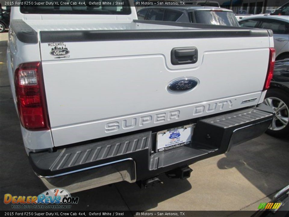 2015 Ford F250 Super Duty XL Crew Cab 4x4 Oxford White / Steel Photo #31