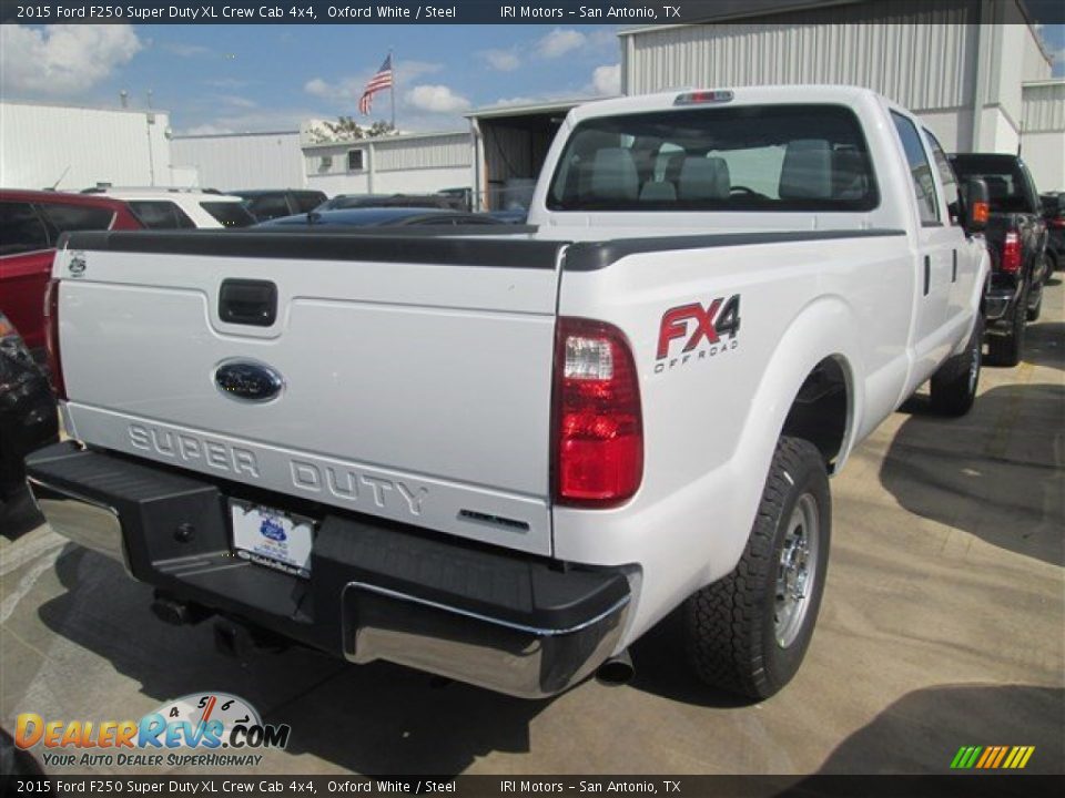 2015 Ford F250 Super Duty XL Crew Cab 4x4 Oxford White / Steel Photo #32