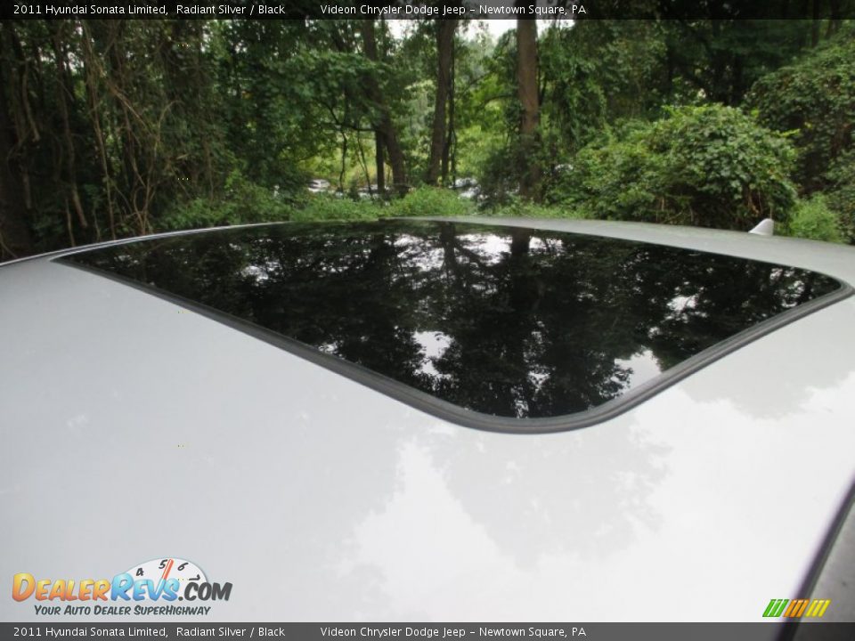 2011 Hyundai Sonata Limited Radiant Silver / Black Photo #8