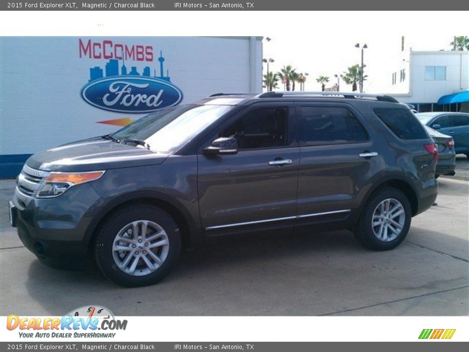 2015 Ford Explorer XLT Magnetic / Charcoal Black Photo #1