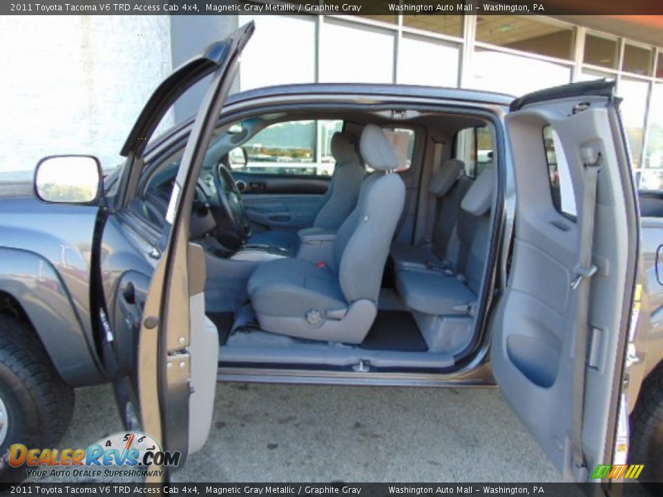 2011 Toyota Tacoma V6 TRD Access Cab 4x4 Magnetic Gray Metallic / Graphite Gray Photo #10