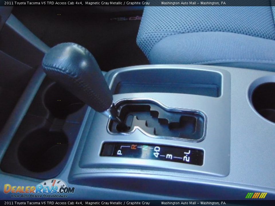 2011 Toyota Tacoma V6 TRD Access Cab 4x4 Magnetic Gray Metallic / Graphite Gray Photo #17