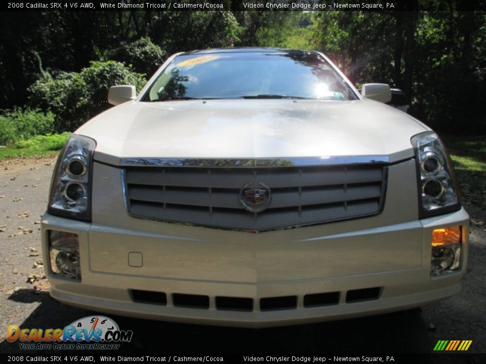 2008 Cadillac SRX 4 V6 AWD White Diamond Tricoat / Cashmere/Cocoa Photo #7