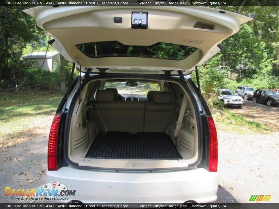 2008 Cadillac SRX 4 V6 AWD White Diamond Tricoat / Cashmere/Cocoa Photo #11