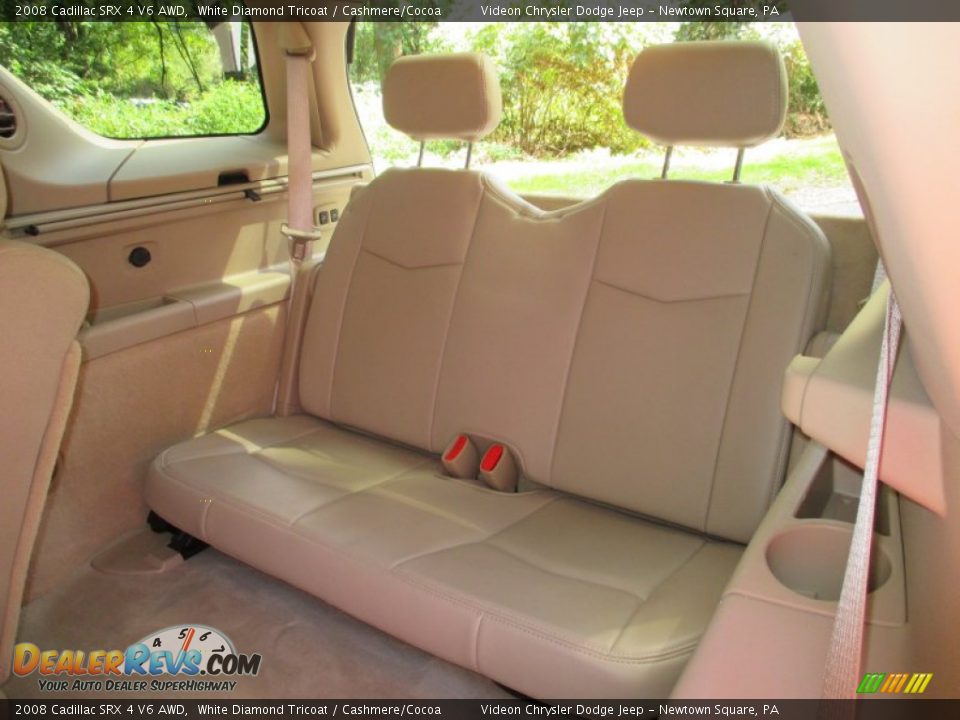 2008 Cadillac SRX 4 V6 AWD White Diamond Tricoat / Cashmere/Cocoa Photo #15