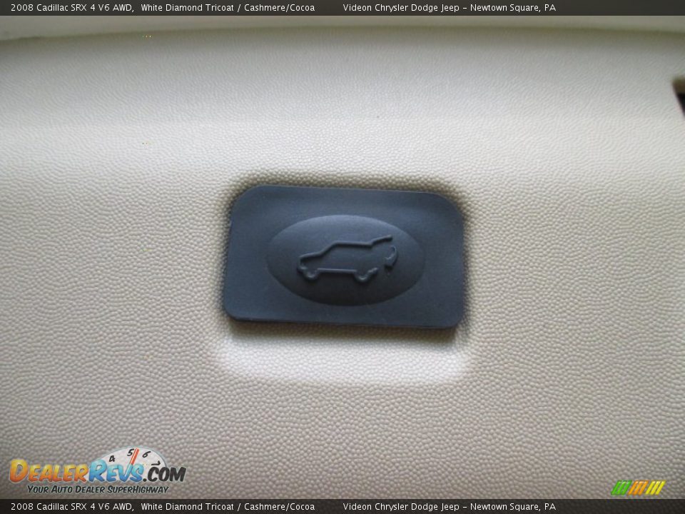 2008 Cadillac SRX 4 V6 AWD White Diamond Tricoat / Cashmere/Cocoa Photo #17