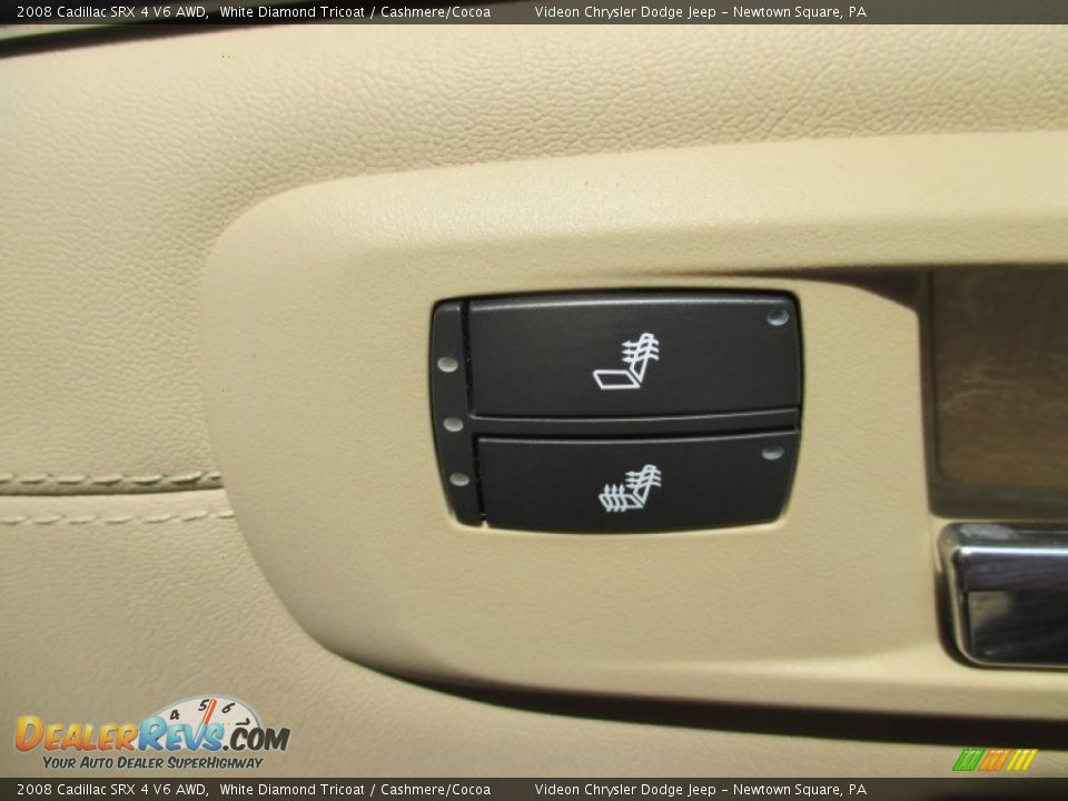 2008 Cadillac SRX 4 V6 AWD White Diamond Tricoat / Cashmere/Cocoa Photo #20