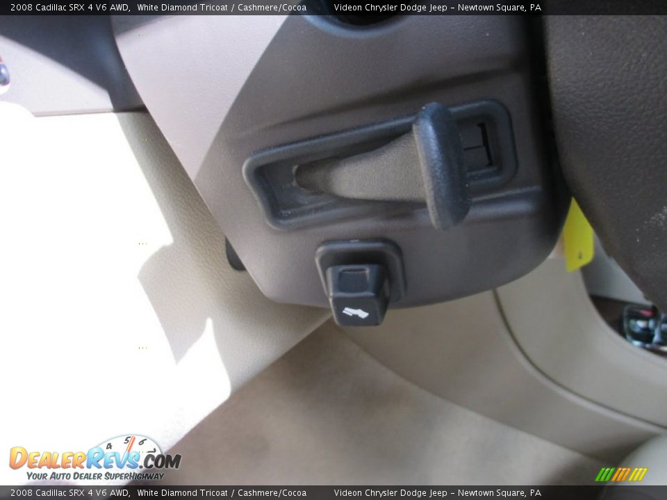 2008 Cadillac SRX 4 V6 AWD White Diamond Tricoat / Cashmere/Cocoa Photo #23