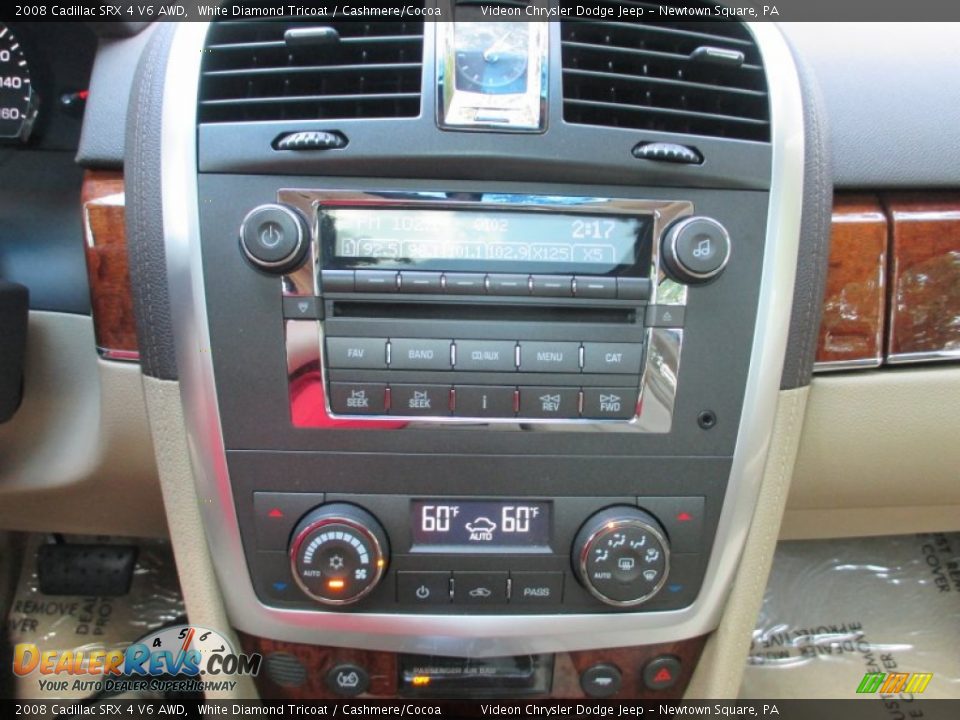2008 Cadillac SRX 4 V6 AWD White Diamond Tricoat / Cashmere/Cocoa Photo #30