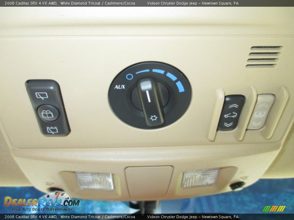 2008 Cadillac SRX 4 V6 AWD White Diamond Tricoat / Cashmere/Cocoa Photo #31