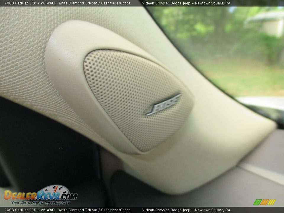 2008 Cadillac SRX 4 V6 AWD White Diamond Tricoat / Cashmere/Cocoa Photo #33