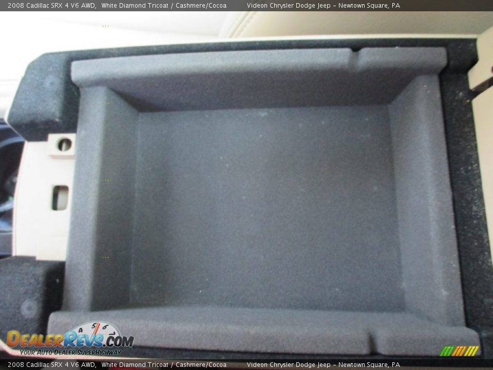 2008 Cadillac SRX 4 V6 AWD White Diamond Tricoat / Cashmere/Cocoa Photo #34