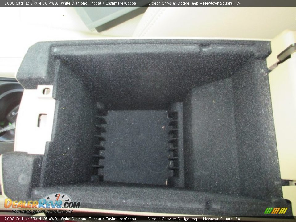 2008 Cadillac SRX 4 V6 AWD White Diamond Tricoat / Cashmere/Cocoa Photo #35