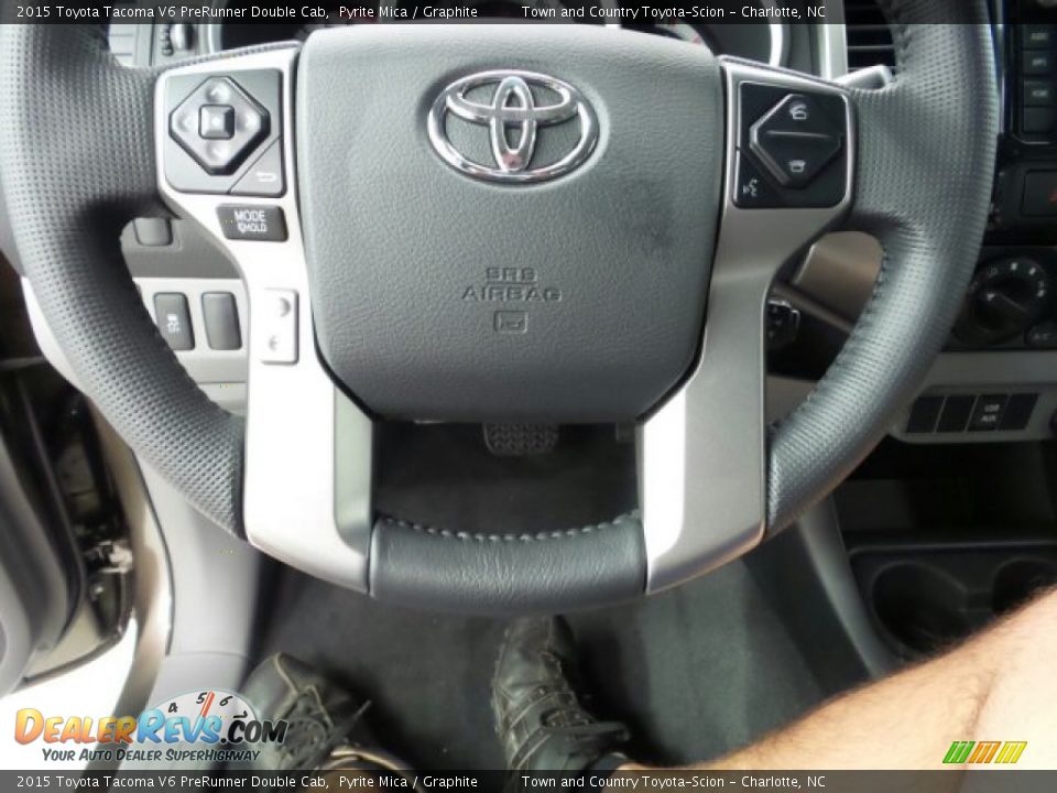 2015 Toyota Tacoma V6 PreRunner Double Cab Pyrite Mica / Graphite Photo #21
