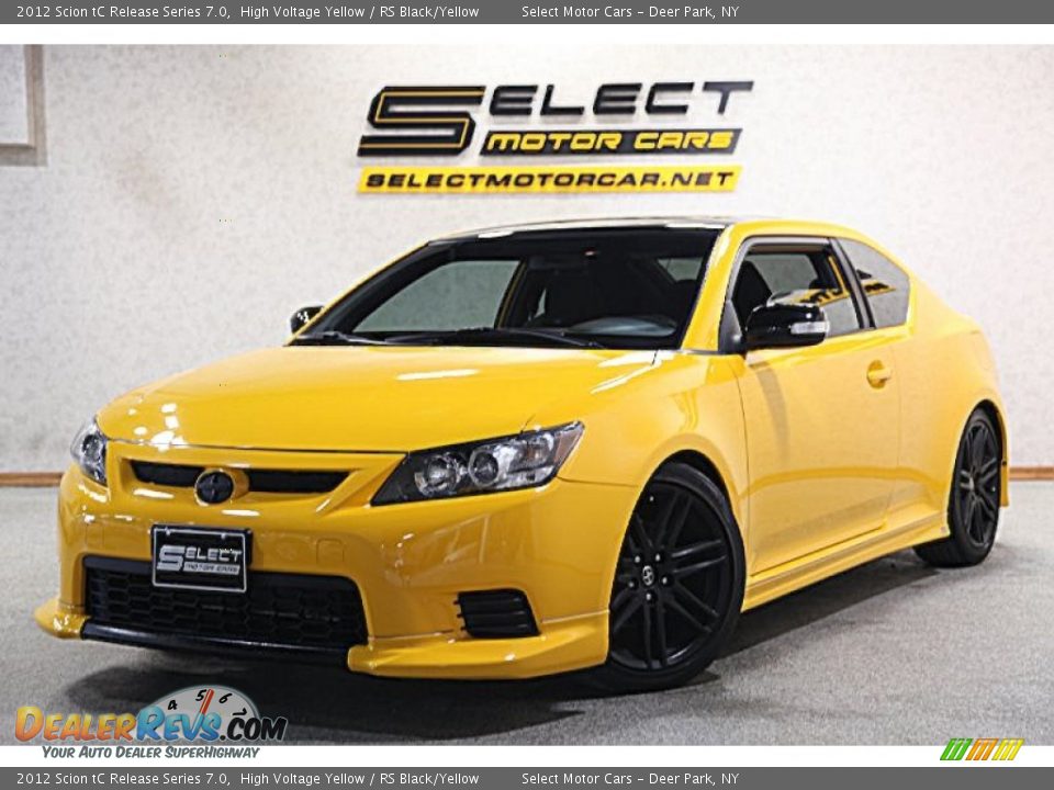 2012 Scion tC Release Series 7.0 High Voltage Yellow / RS Black/Yellow Photo #1