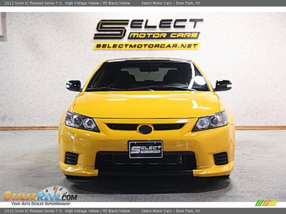 2012 Scion tC Release Series 7.0 High Voltage Yellow / RS Black/Yellow Photo #2