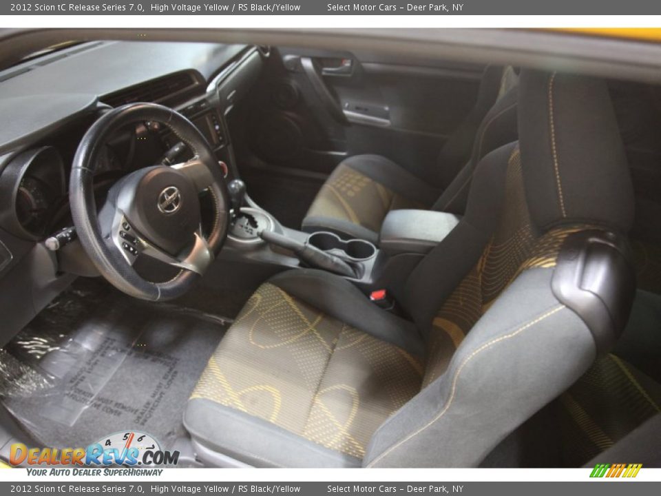 2012 Scion tC Release Series 7.0 High Voltage Yellow / RS Black/Yellow Photo #8