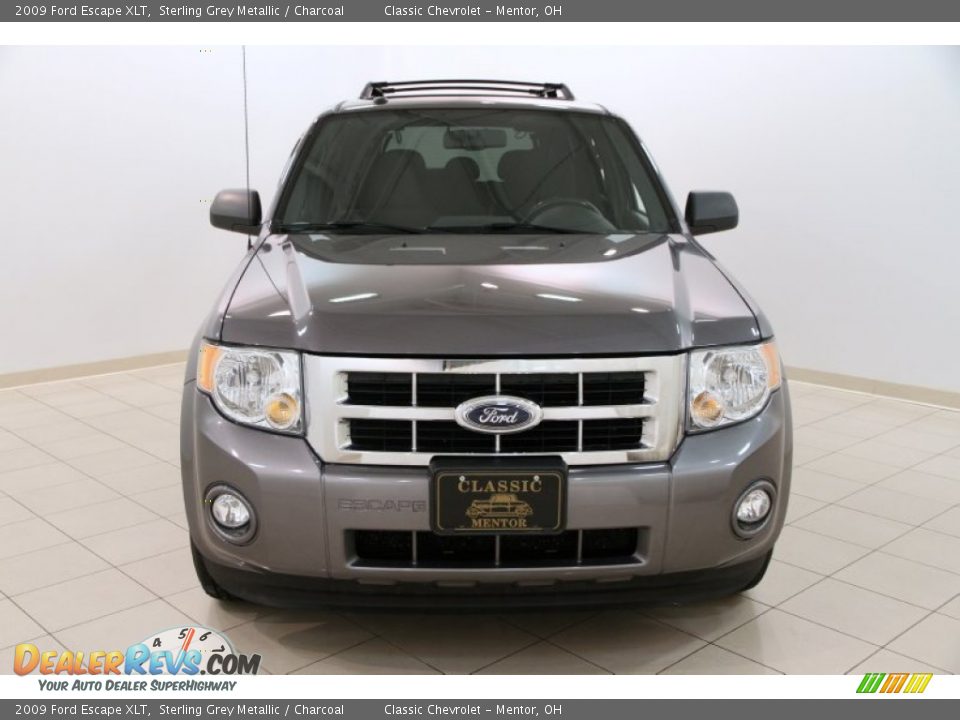 2009 Ford Escape XLT Sterling Grey Metallic / Charcoal Photo #2