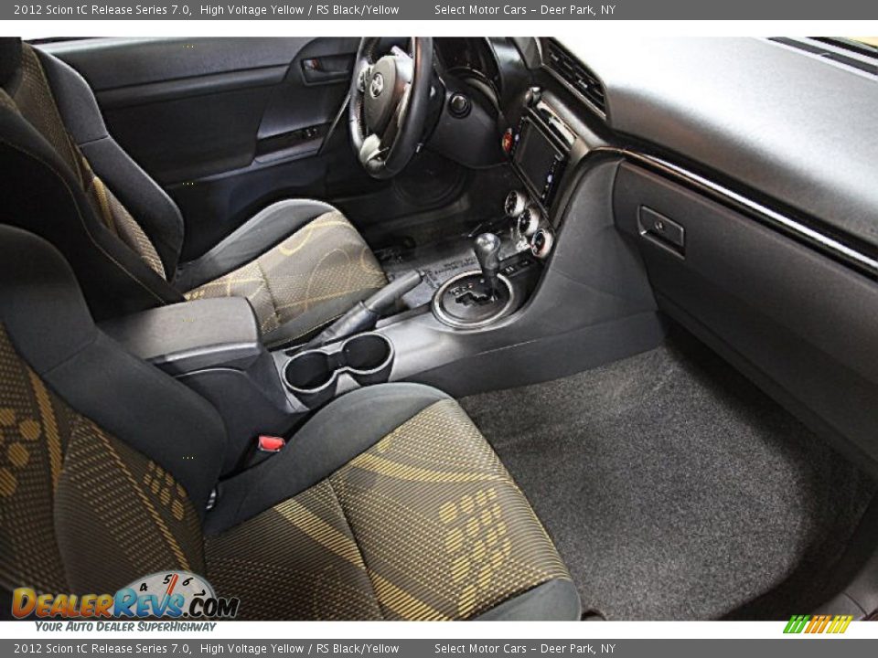 2012 Scion tC Release Series 7.0 High Voltage Yellow / RS Black/Yellow Photo #11