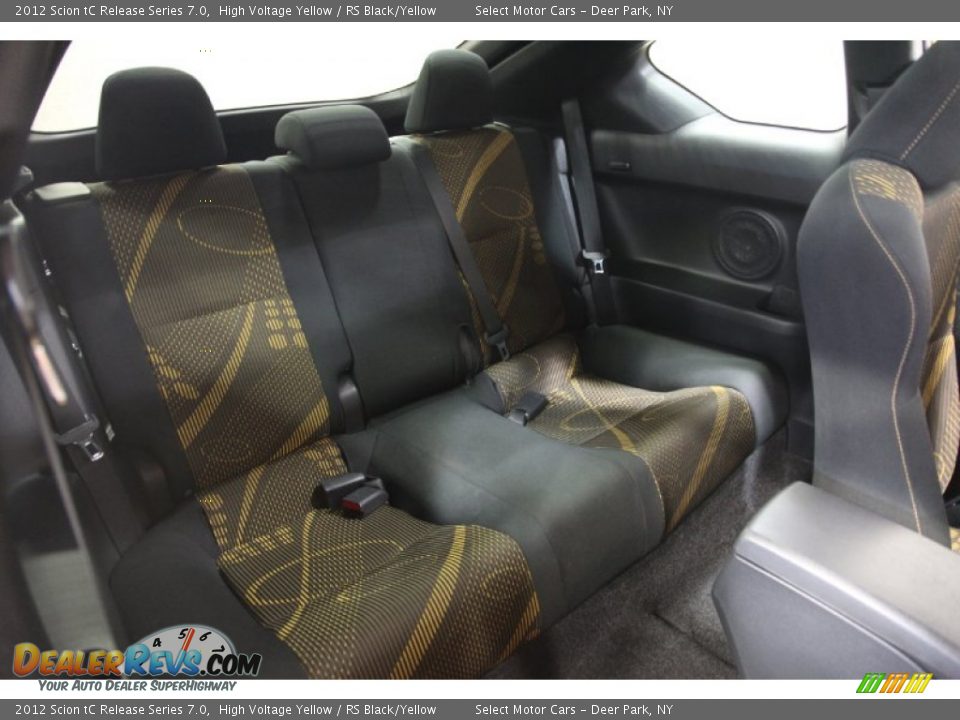 2012 Scion tC Release Series 7.0 High Voltage Yellow / RS Black/Yellow Photo #12