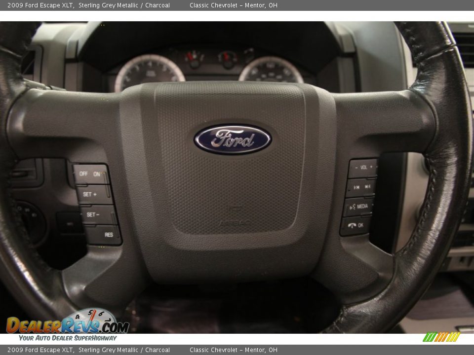 2009 Ford Escape XLT Sterling Grey Metallic / Charcoal Photo #6