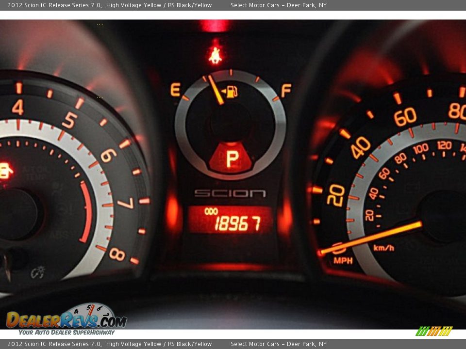 2012 Scion tC Release Series 7.0 High Voltage Yellow / RS Black/Yellow Photo #14