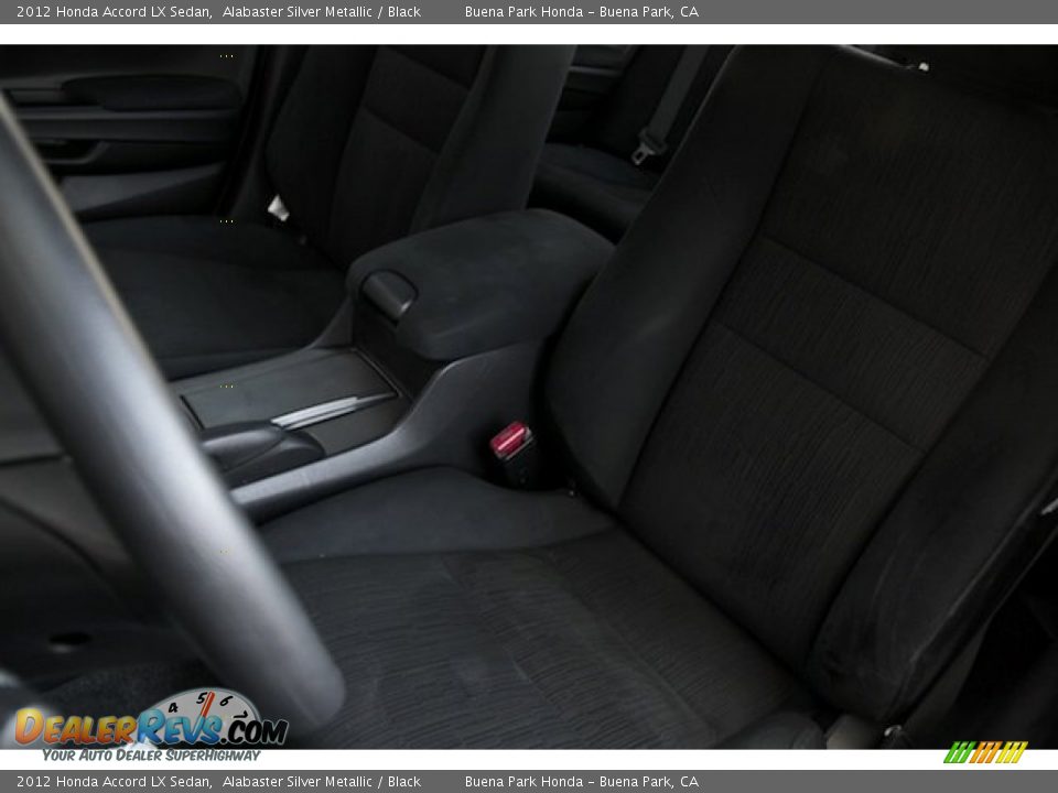 2012 Honda Accord LX Sedan Alabaster Silver Metallic / Black Photo #13