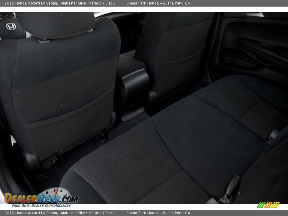 2012 Honda Accord LX Sedan Alabaster Silver Metallic / Black Photo #15