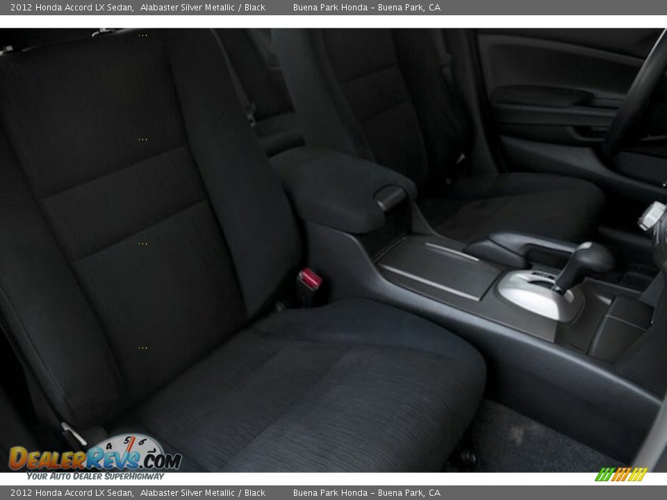 2012 Honda Accord LX Sedan Alabaster Silver Metallic / Black Photo #22