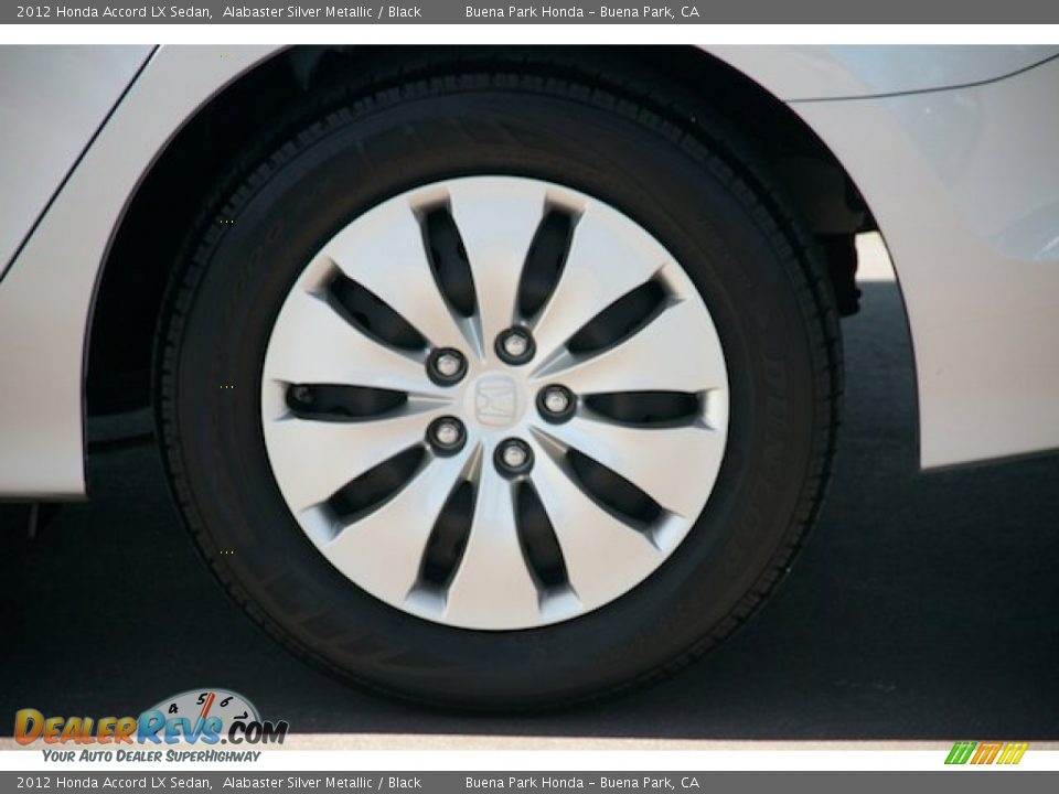 2012 Honda Accord LX Sedan Alabaster Silver Metallic / Black Photo #31