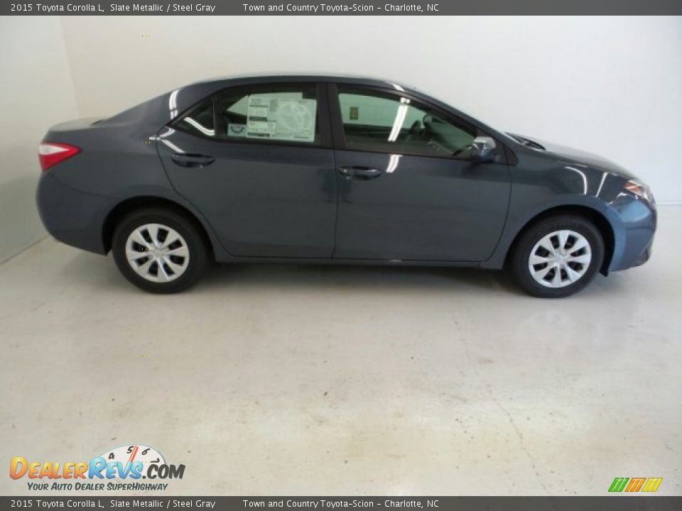 2015 Toyota Corolla L Slate Metallic / Steel Gray Photo #1