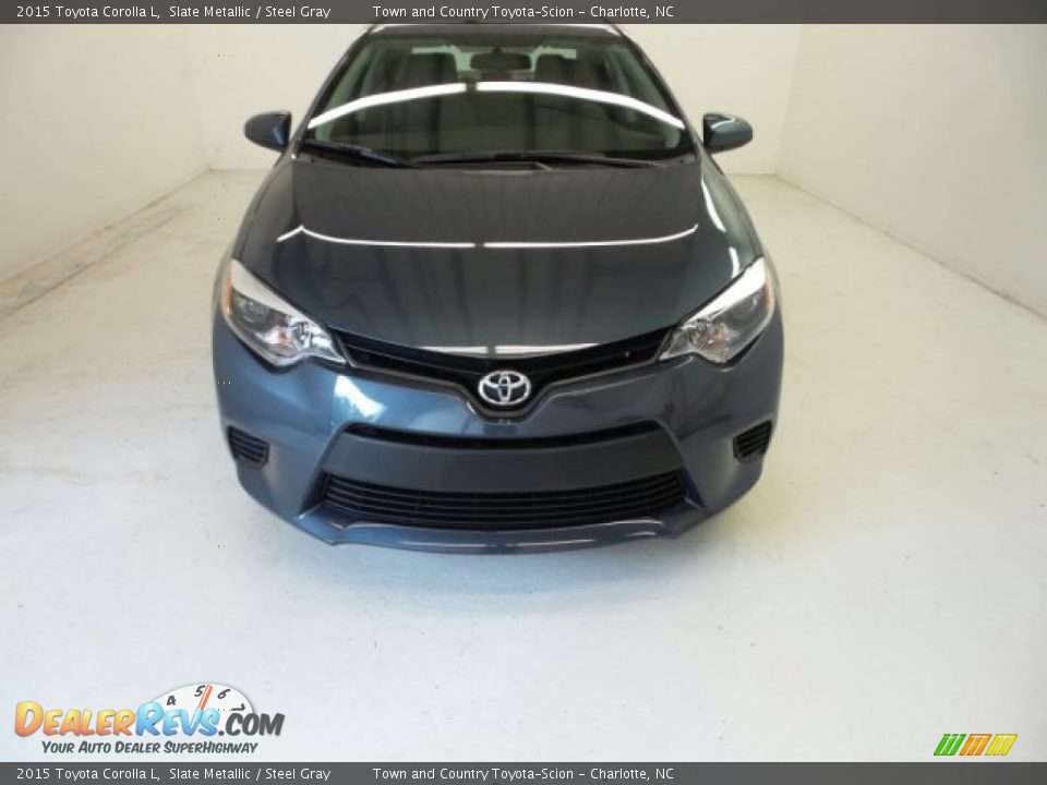 2015 Toyota Corolla L Slate Metallic / Steel Gray Photo #3