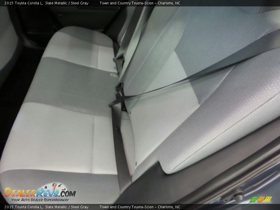 2015 Toyota Corolla L Slate Metallic / Steel Gray Photo #7