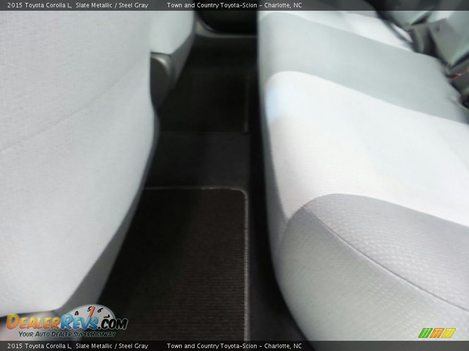 2015 Toyota Corolla L Slate Metallic / Steel Gray Photo #8