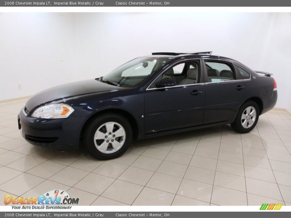 2008 Chevrolet Impala LT Imperial Blue Metallic / Gray Photo #3