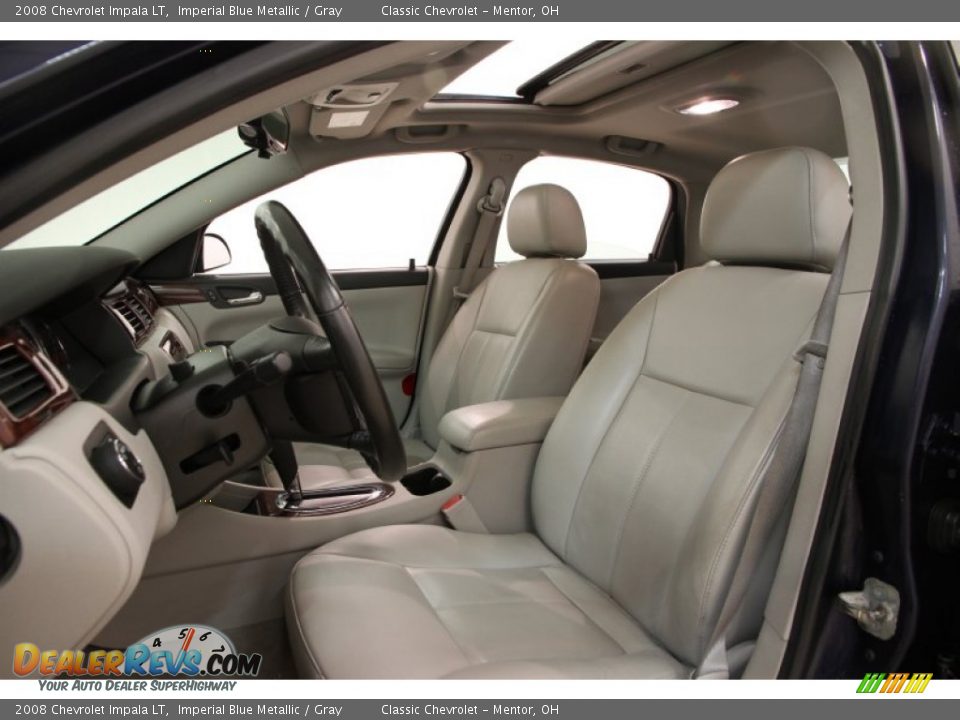 2008 Chevrolet Impala LT Imperial Blue Metallic / Gray Photo #5