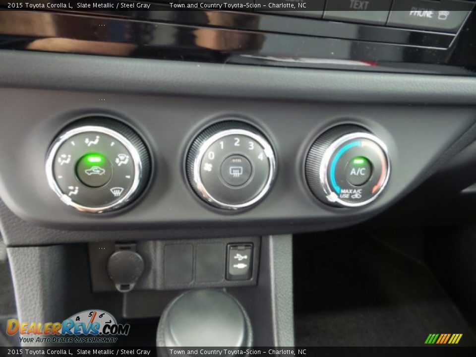2015 Toyota Corolla L Slate Metallic / Steel Gray Photo #18