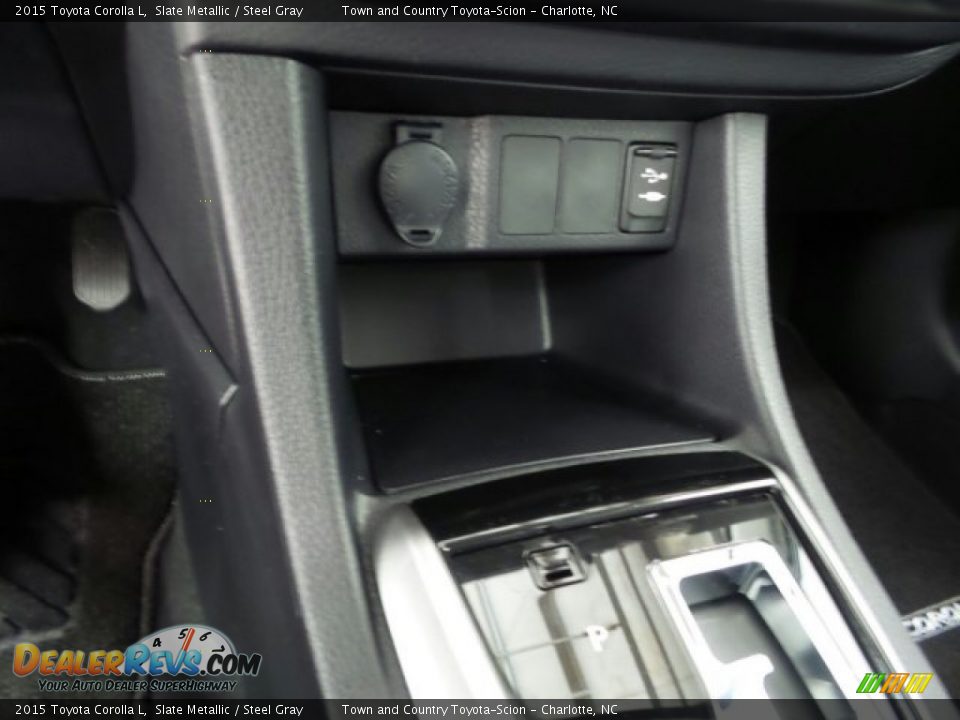 2015 Toyota Corolla L Slate Metallic / Steel Gray Photo #19