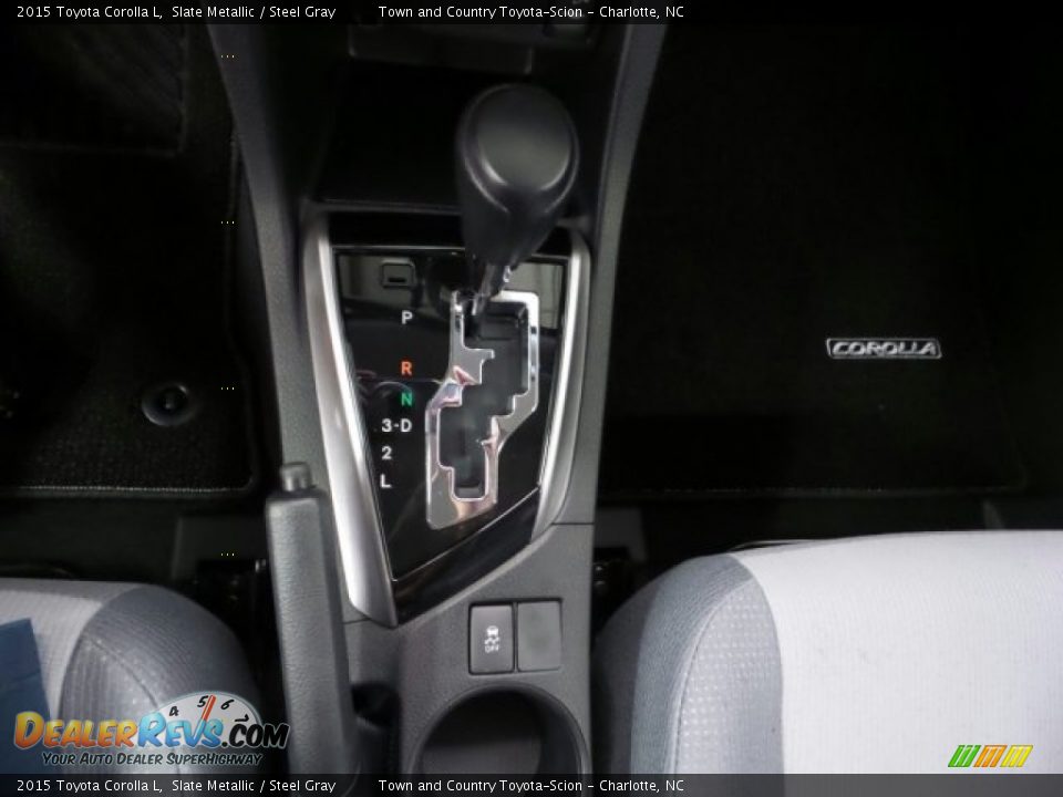 2015 Toyota Corolla L Slate Metallic / Steel Gray Photo #20