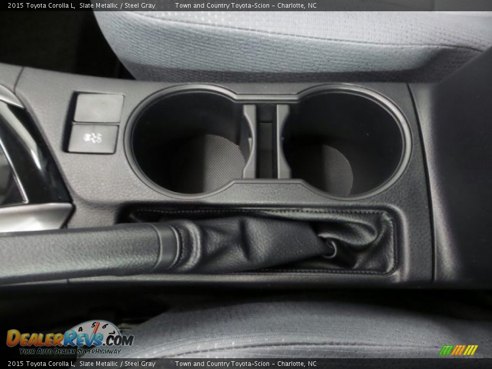 2015 Toyota Corolla L Slate Metallic / Steel Gray Photo #22