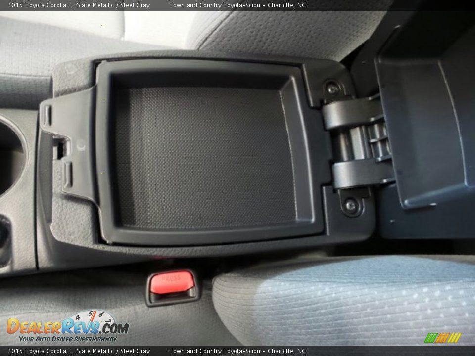 2015 Toyota Corolla L Slate Metallic / Steel Gray Photo #23